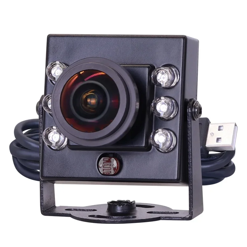 New 3206 1080P OV2710 Mini USB Industrial Camera 2.7mm 110Degrees Distortionless Lens 940 Night Vision Infrared for Machine Visi