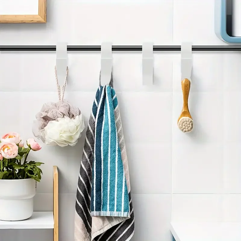 Crochet chauffant polyvalent pour manteau, support de radiateur pour porte-serviettes, salle de bain, cintre pour vêtements, écharpe douce, 4 pièces