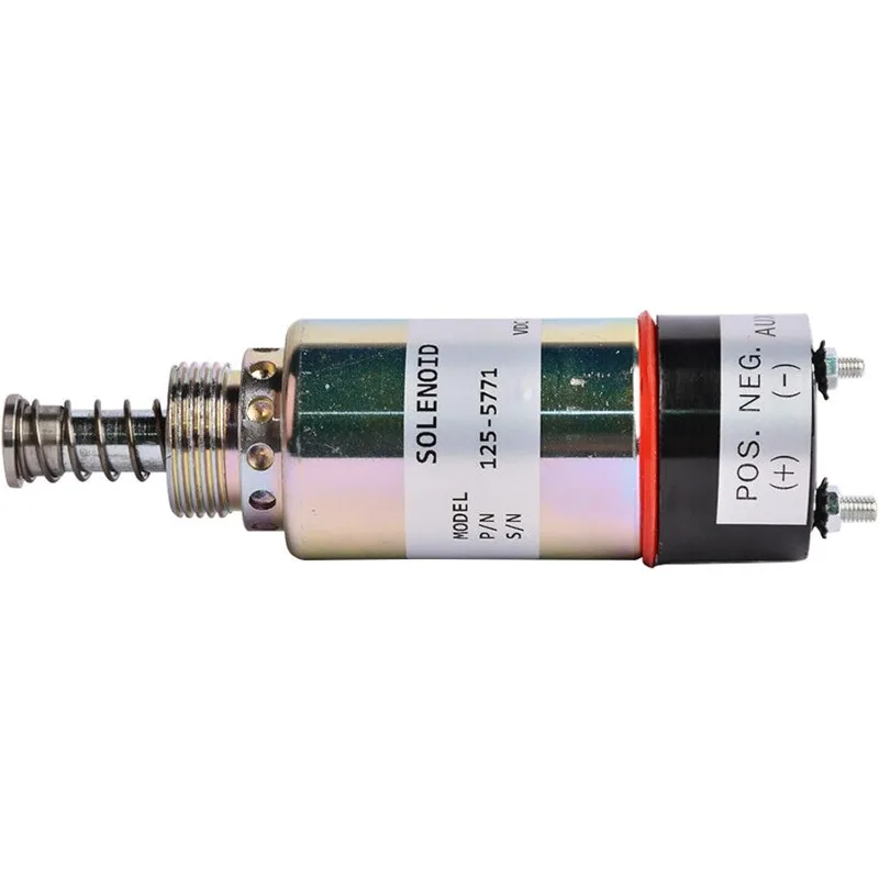 Fuel Shut Off Solenoid Valve 12V 125-5771 9X-5312 1255771 9X5312 for Caterpillar CAT 3114 3116 3126 Engine - view 2