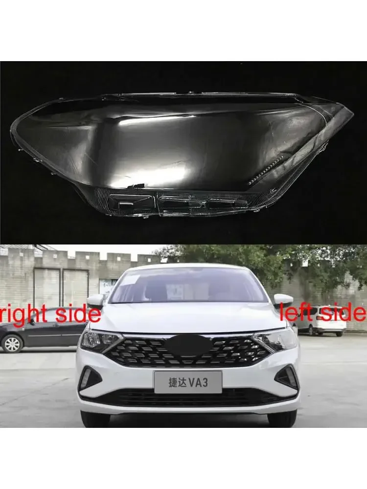 

For Volkswagen VW Jetta VA3 2019 2020 Car Accessories Front Headlamp Cover Transparent Lampshade Headlight Shell Lens Plexiglass