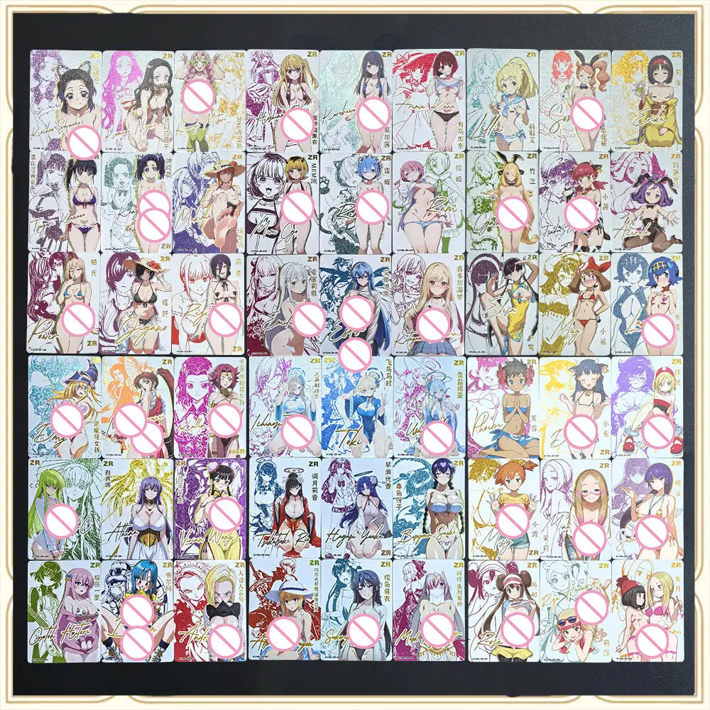 

9 шт./компл. аниме One Piece Pokemon Naruto ZR DIY ACG Kamado Nezuko Премиум блестящие коллекционные карты подарки на Рождество и день рождения