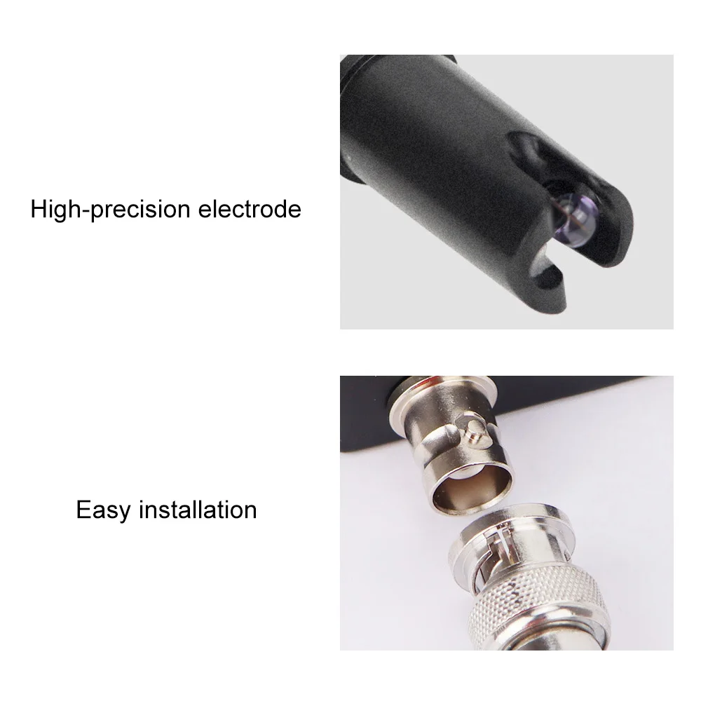 Imagem -04 - Sonda do Eletrodo ph para Aquário Sonda de Substituição Conector Bnc Controlador Hidropônico Conector do Medidor