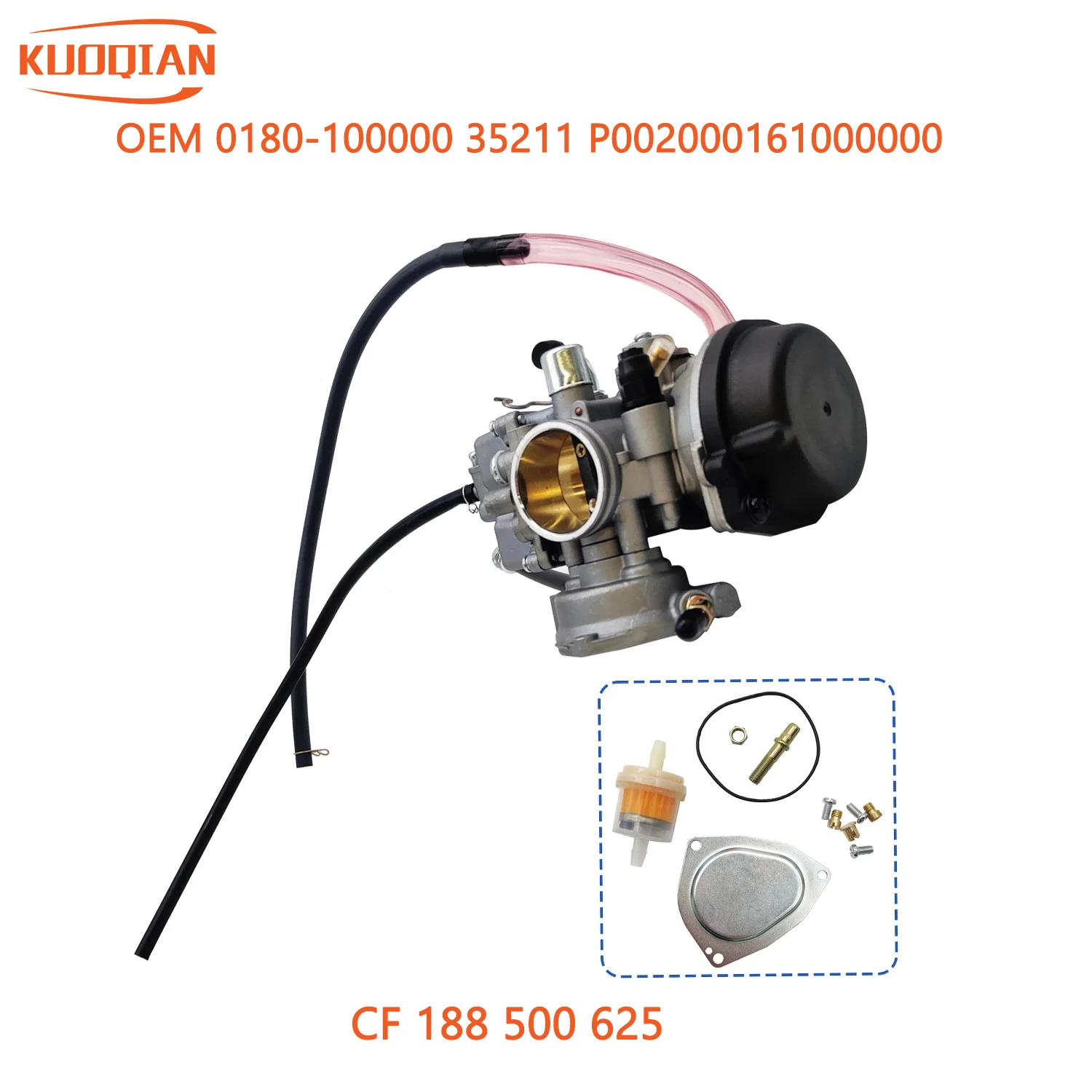 

Carburetor for CF 500 300cc - 500cc CF188 CF500 ATV UTV Parts CF188-100000 0180-100000 Carb QUAD GO KART