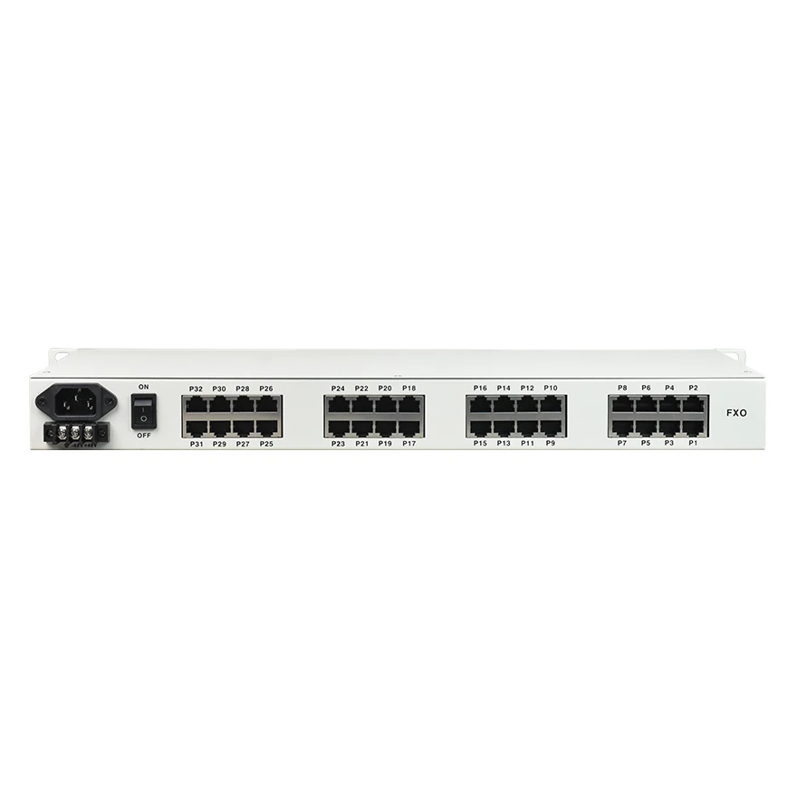 30 Channel Pots Fxs TDM to IP Converter Voice over Ethernet IP Converter