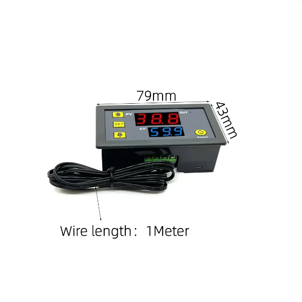 W3230 miniature high-precision temperature controller 12V 24V 110V-220V digital display thermostat module