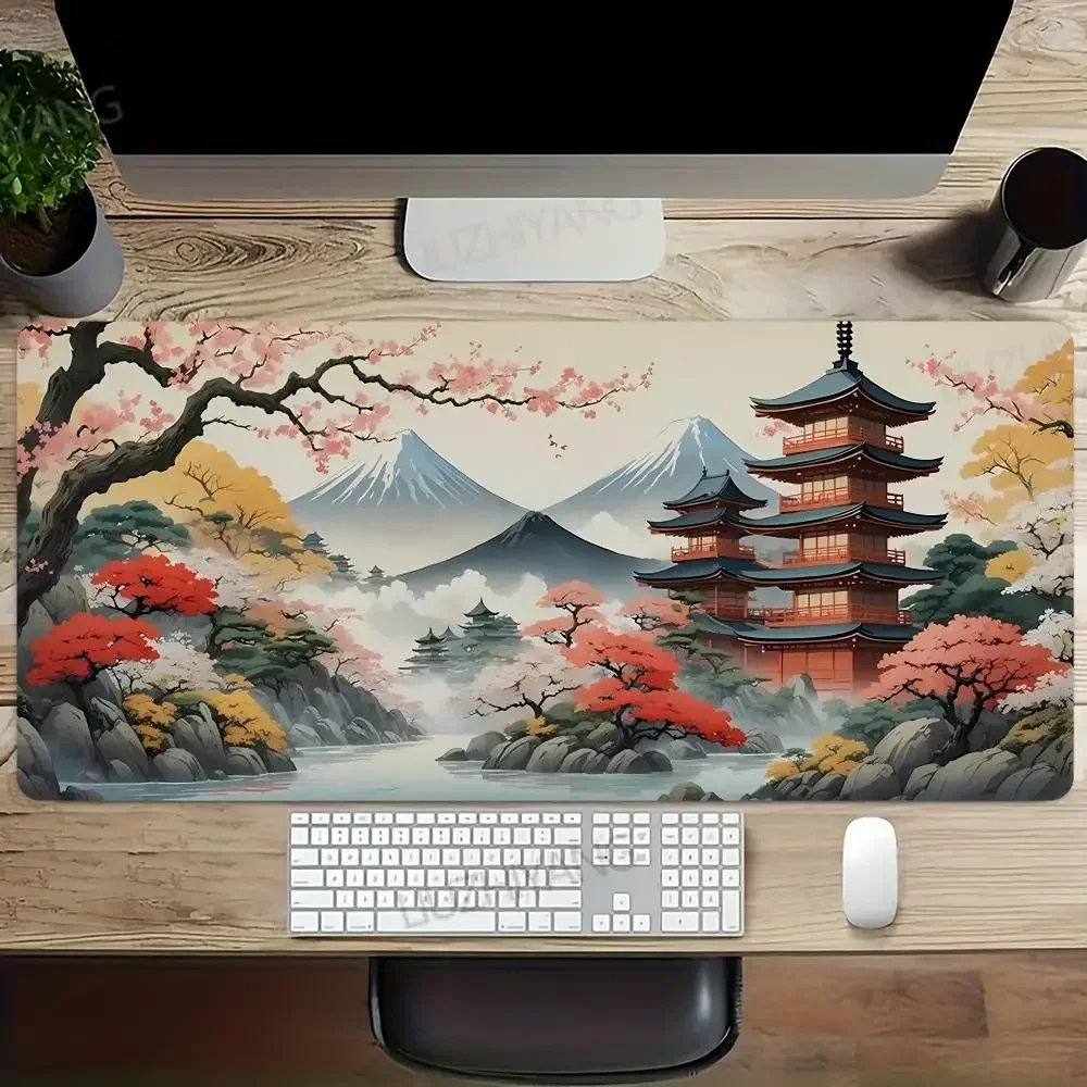 Night Moonlight Large Mouse Pad Laptop Non Slip Esports Office Desk Mat Game Player Rubber Mousepad Pc Desktop Accessories Rug