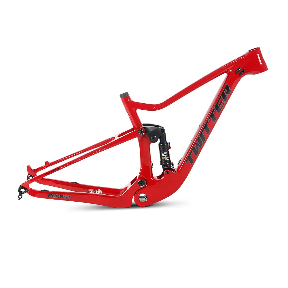 

Twitter MTB Bicycle Frame 27.5 29er Susper Light carbon t1000 BSA 73 Bottom Bractket Frameset B00st 148mm*12mm Suspension Frame