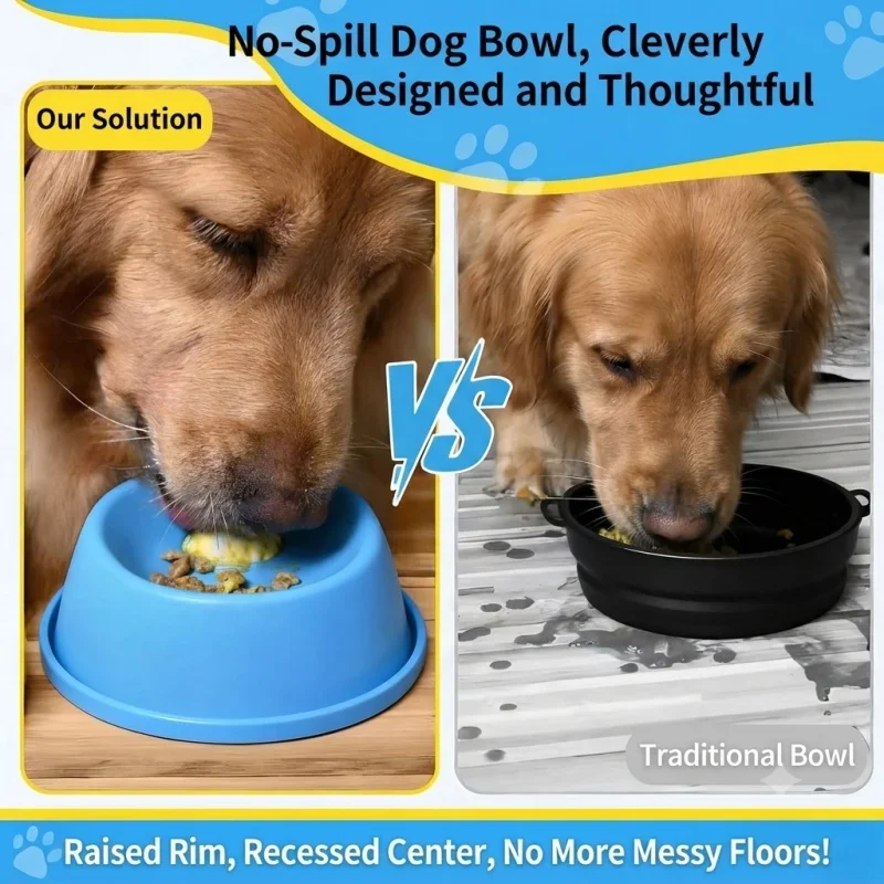 Lecknapf für Hunde mit rollendem Ball, Slow Feeder, Anti-Erstickungs-Design für Hunde und Katzen, Joghurt, Knochenbrühe, flüssige Leckerlis, interaktiver Napf für Haustiere – Detail 2