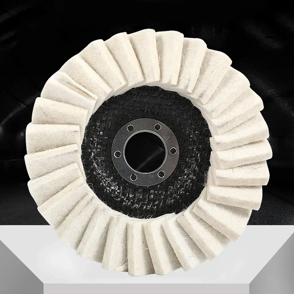 

5 Inch 125*22 mm Cotton Airway Buffing Wheel Wool Cloth Open Bias Polishing Buffs Wheel White Abrasive Tools