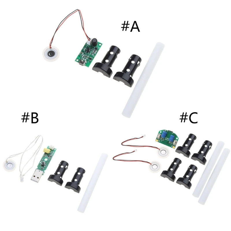 Type-C USB5V 20mm 1.5-3W Ultrasonic Atomizing Humidifier Module DIY Moisturizing