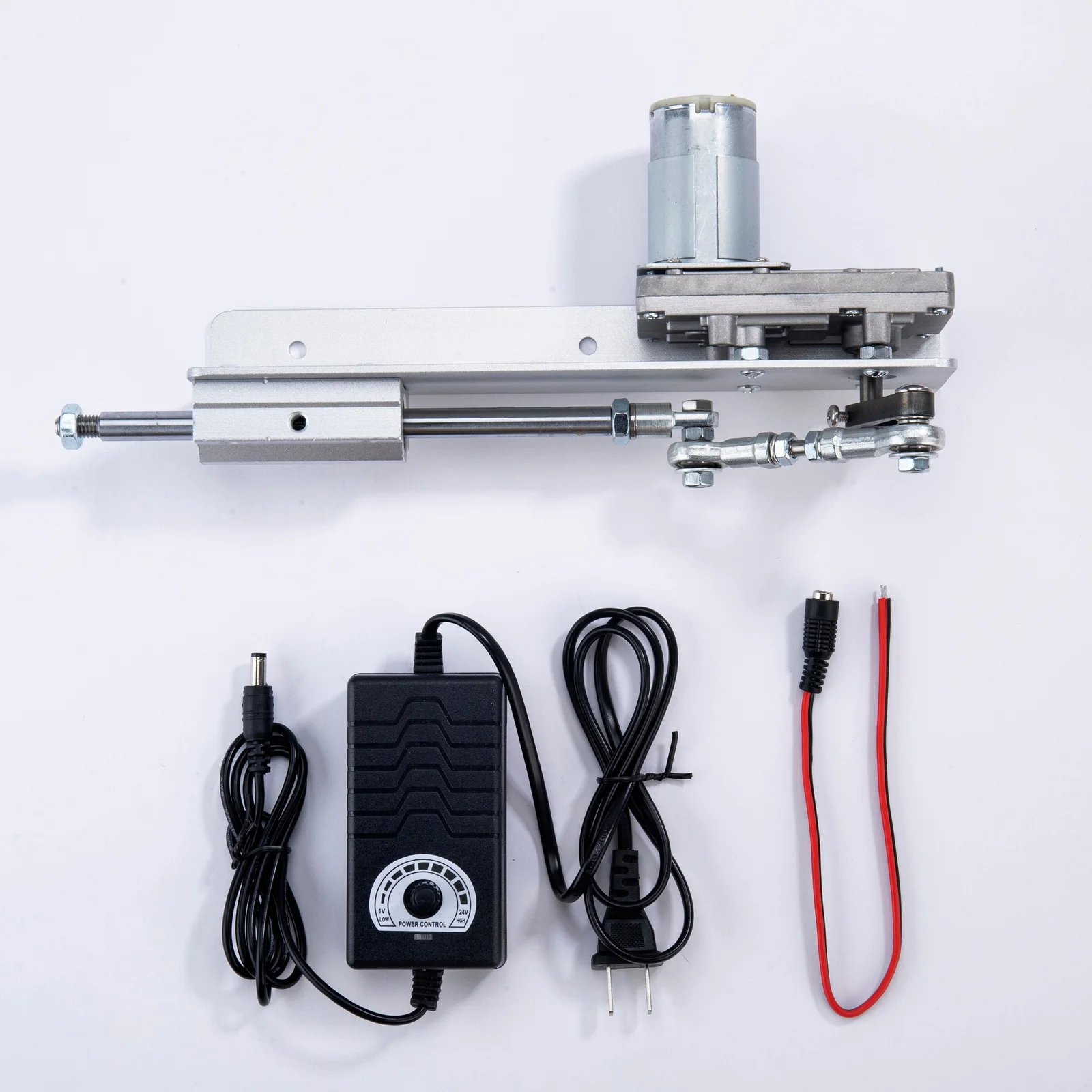 

Reciprocating Cycle Linear Actuator DC 12V/24V Gear Adjustable Telescopic Motor DIY Motor With Speed Controller Stroke 2-8CM