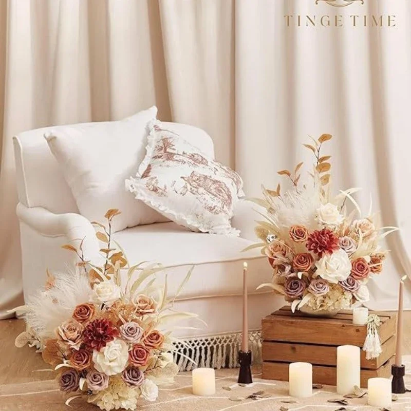 

55CM Forest Road Flower Introduction Wedding Artificial Flowers Wedding Stage Auditorium Decoration Welcome Area Flower Balls