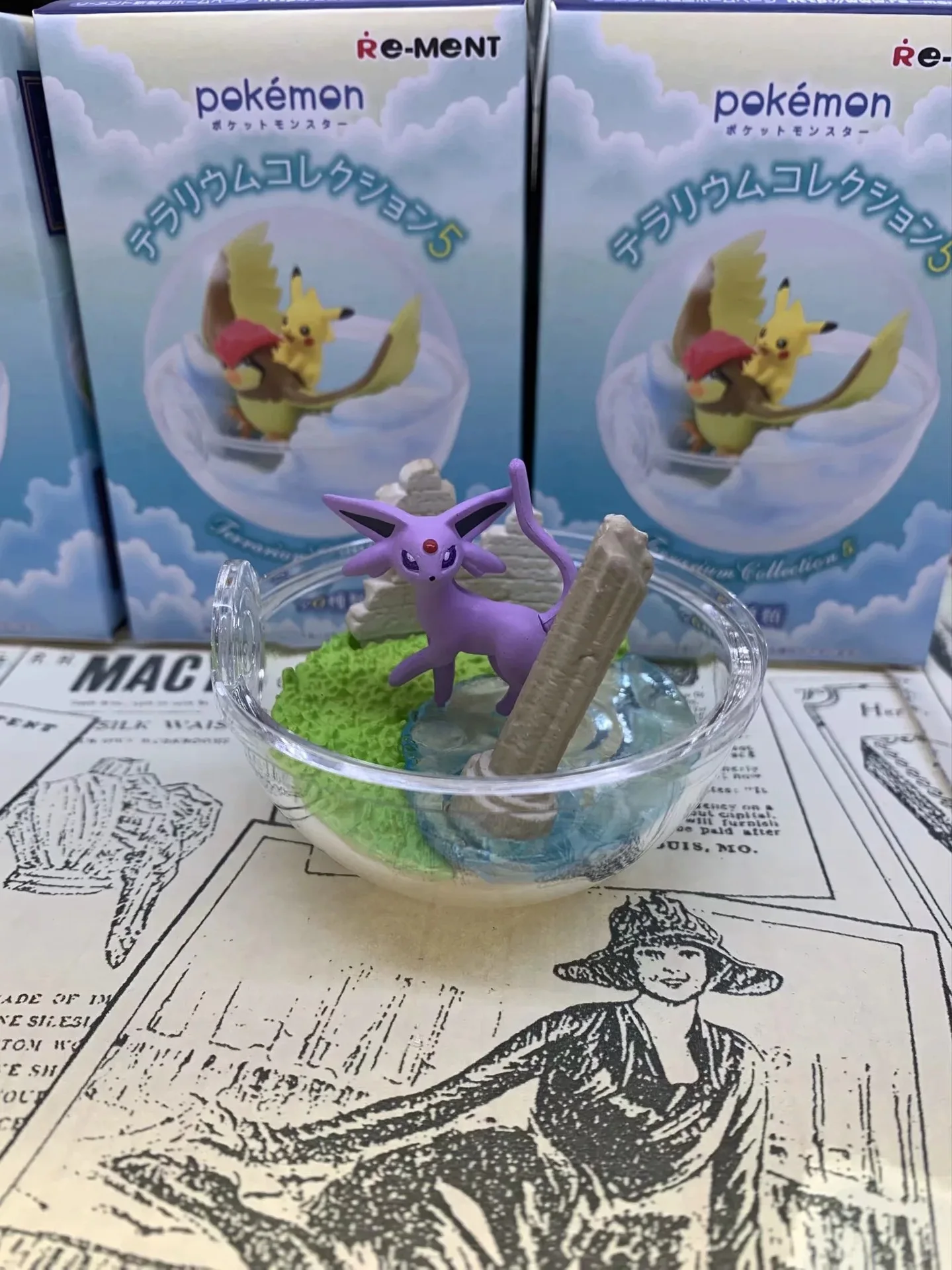 Anime Pokemon Pikachu Rapidash Suicune Espeon Ampharos Chikorita PVC Action Figure Game Statue Collectible Model Kids Toys Doll view 6