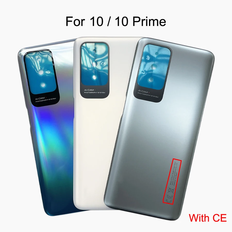 100% A+++ For Xiaomi Redmi 10 Prime 2022 Back Battery Cover Replacement Rear Housing Door Case Redmi 10 Back Cover Replace