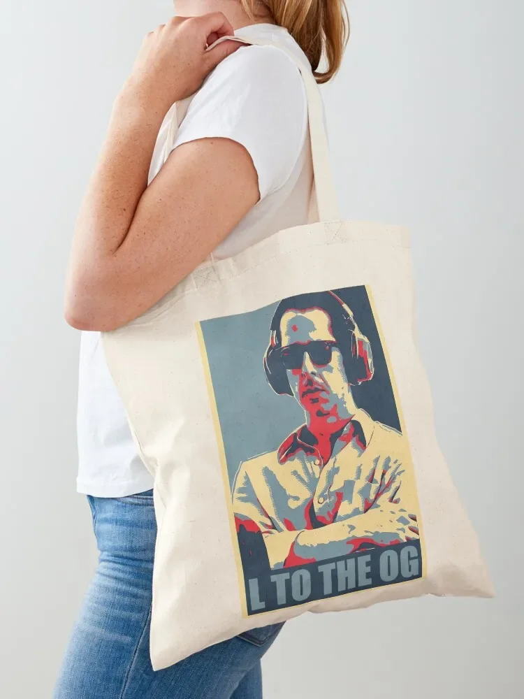 Succession Hope Kendall Design / 'L to the OG' Tote Bag hand bag ladies canvas bags Reusable bags
