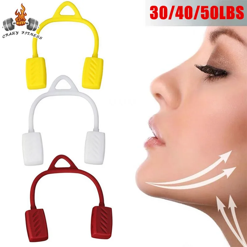 30/40/50lbs Upgraded Jaw Exerciser And Neck Toning, Jawline Exerciser for Men And Women, Face Muscle Trainin Double Chin Reducer