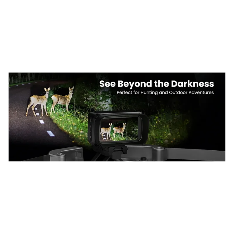 

B34B-Night Vision Scope For Crossbow IR850 Infrared Illuminator, For Hunting, Night Vision Monocular With 32GB Card