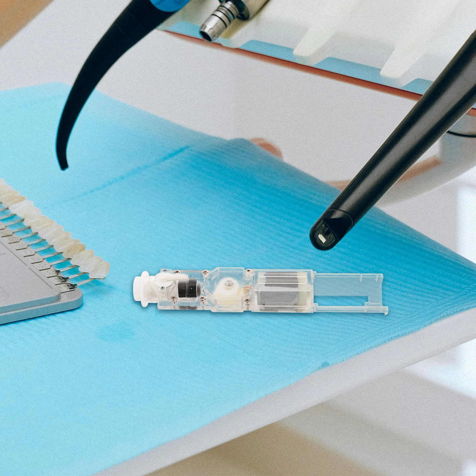 2 Pezzi di Ricambio per Pompa Dentale Trasparente, Pompa a Getto d'Acqua ad Alta Pressione in Plastica Tecnica per Igiene Orale Quotidiana