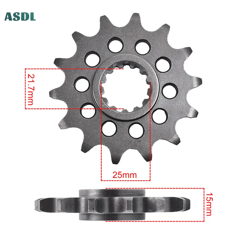 525 14T Motorcycle Front Sprocket Gear Staring Wheel Cam For Triumph 600 Daytona Speed Four 2003-2005 600TT 00-03 650Daytona