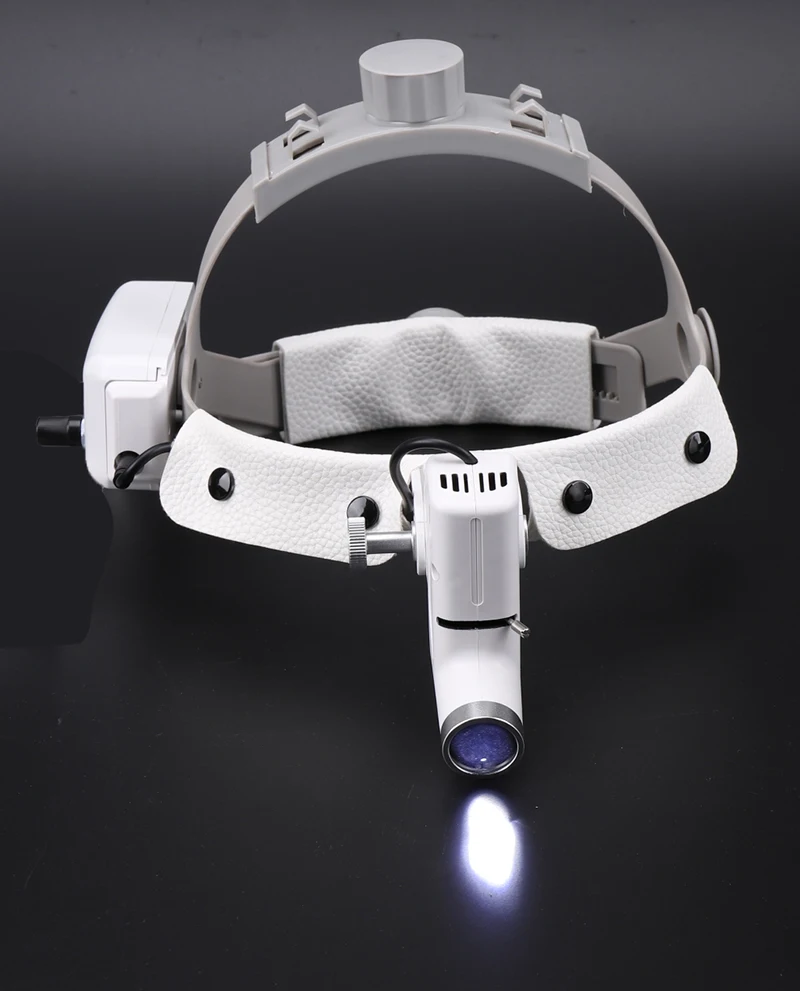 5 W 2PC Battery Aluminum Box Dental Headlights Dentist Tools Surgery Examination Lamp Dental Headlamp 2.5X 3.5X Dental loupes