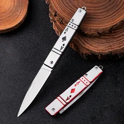 Outdoor multi-function folding knife, portable knife, EDC mini folding knife, key chain knife, stainless steel fruit knife