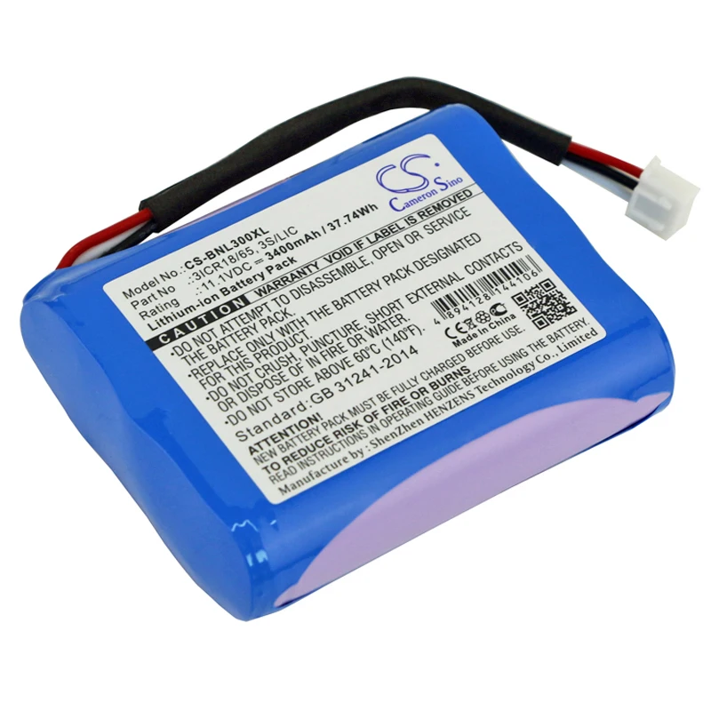 

Li-ion Speaker Battery for Bang & Olufsen, 11.1V, 3400mAh, Compatible Models: BeoPlay A3