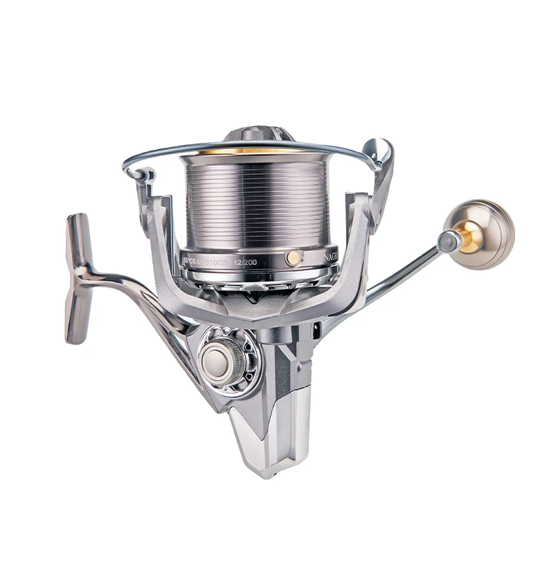 DEUKIO 8000-14000 Spinnrolle 20KG Max. Bremskraft Weitwurfrolle mit Metallkörper für Salzwasserfischen mit Edelstahl-Lagern – Detail 3
