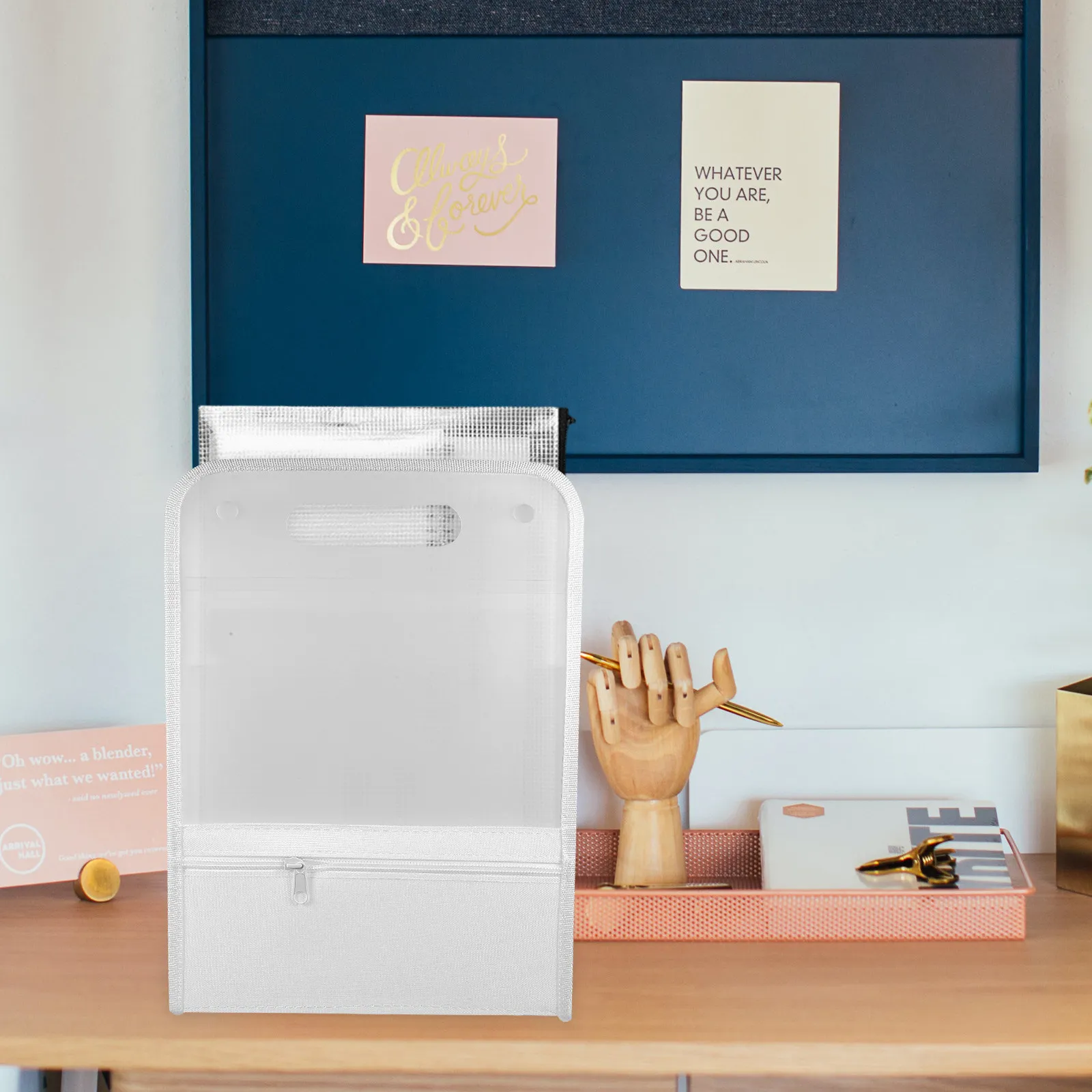 

Multi-Layer Accordion File Folder Waterproof Document Organizer for Office Home School Restaurant Large Capacity Portable Paper