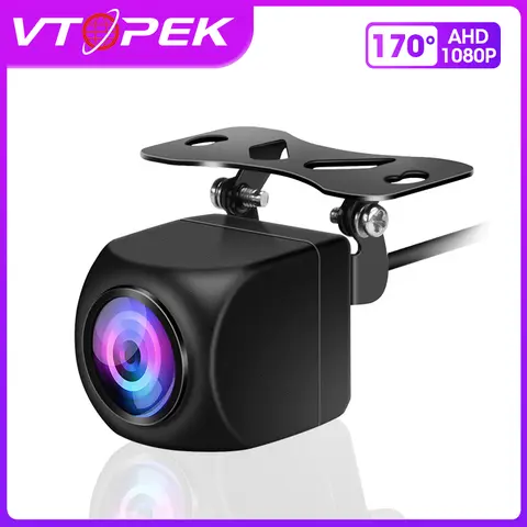 Vtopek 차량용 HD AHD 리버스 카메라, 170 도 어안 렌즈, 별빛 야간 투시경, HD 범용 차량 후방 시야, 1920x1080P