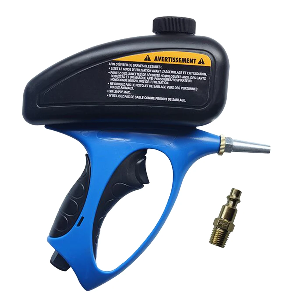 Portable Gravity Feed Sandblasting Handheld Cleaning