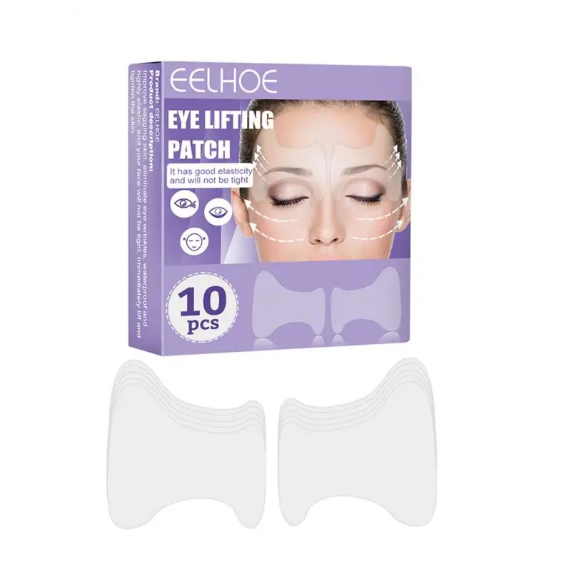 Cinta elástica para ojos de zorro, cinturón de estiramiento Facial para cuello, línea Facial delgada, Invisible, levantamiento de barbilla, flacidez de la piel, 1 a 5 cajas