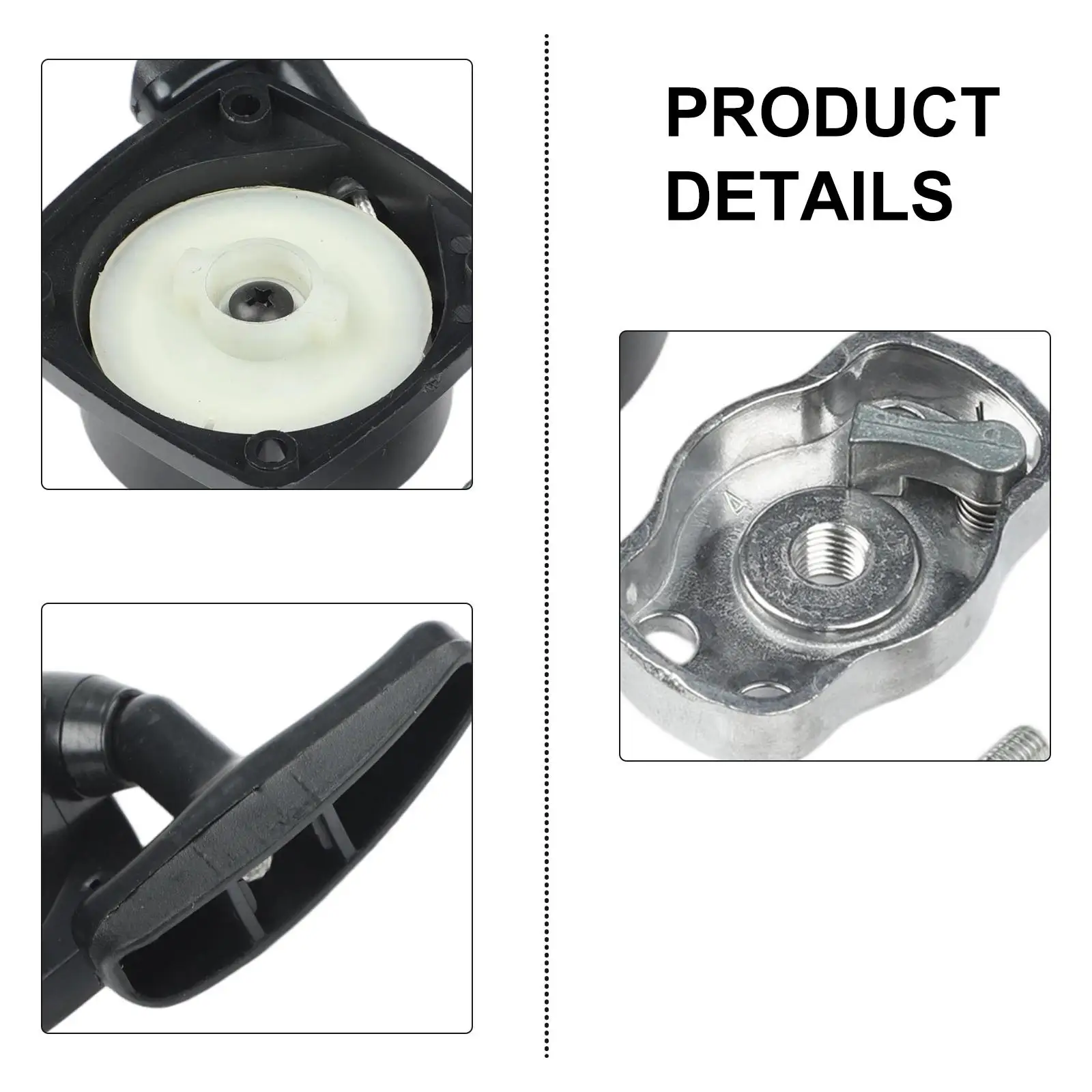 Black Recoil Starter Maintenance Tasks Reliable Performance Long-lasting Materials Smooth Operation Lawn Care Tasks