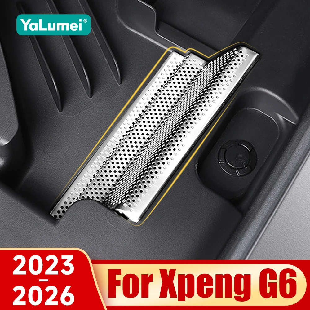 For Xpeng G6 2023 2024 2025 2026 Front Engine Hood Water Channel Protective Cover Car Anti-Blocking Insect Proof Accessories
