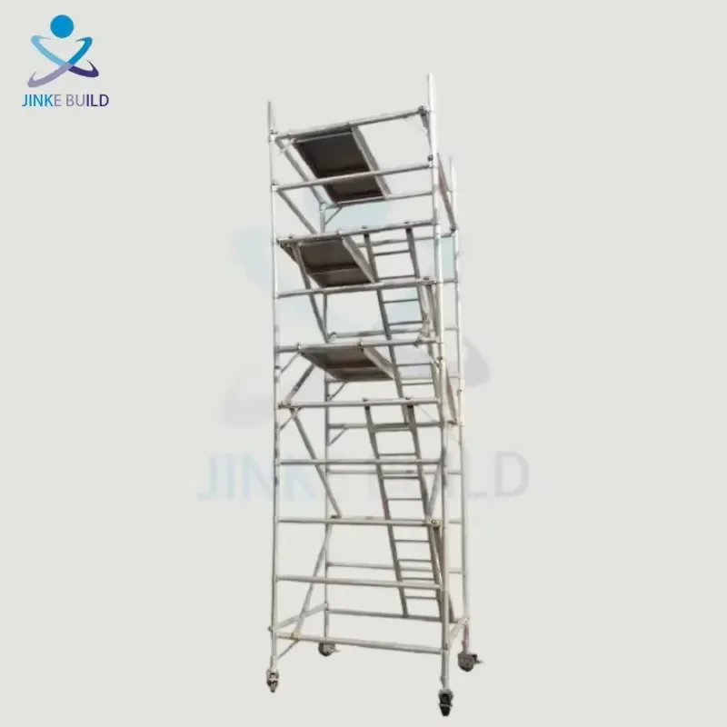 Hot Selling Aluminum Scaffolding for Construction Portable Scaffolding 6-12 Meter Aluminium Mobile Scaffolding Tower