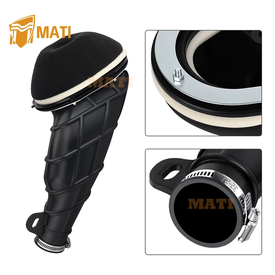 M MATI Intake Duct Tube Joint Air Filter Kit Guide Holder Box Plate Intake Basket For Yamaha Blaster 200 YFS200 1988-2006
