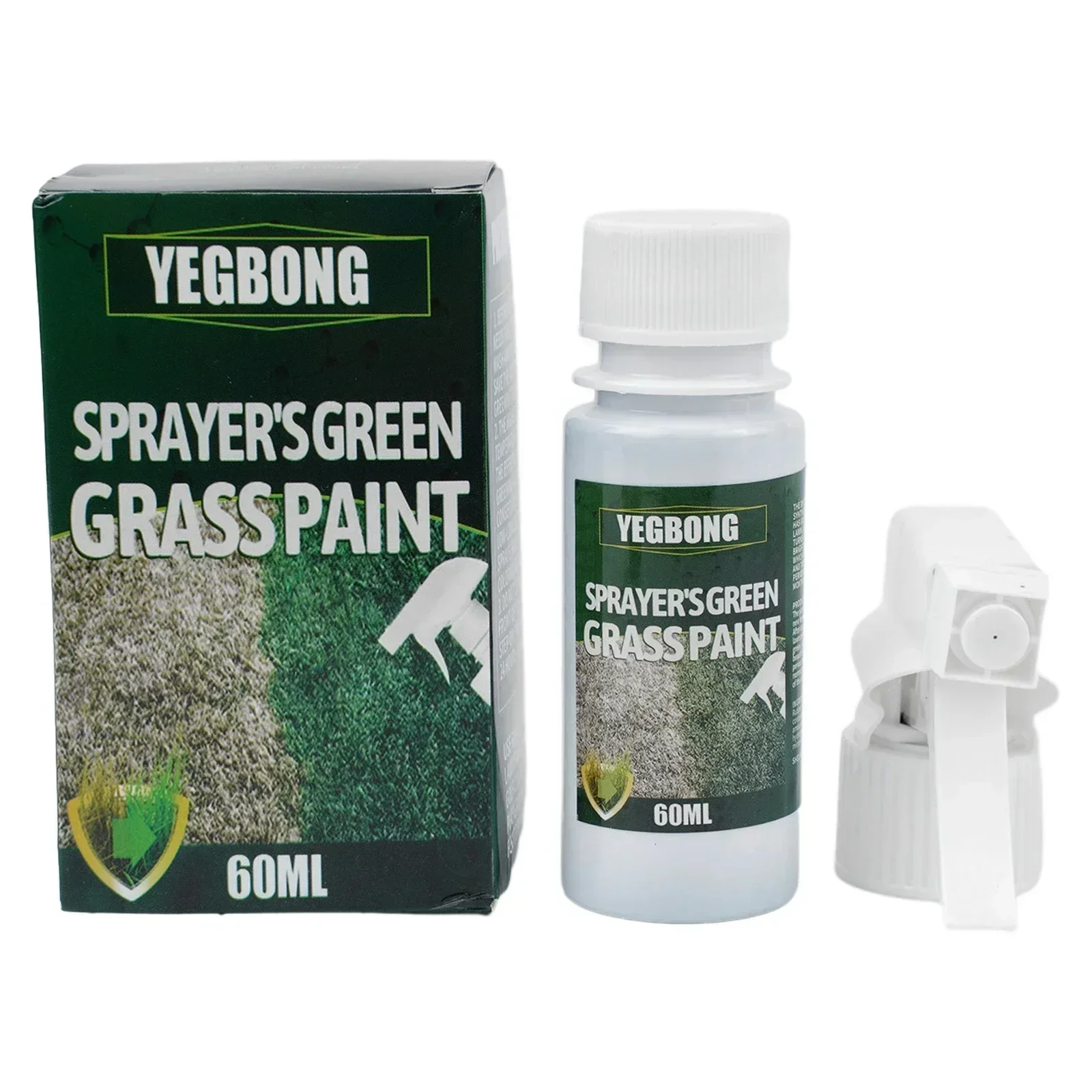 Nova marca grama verde pintura cor enchimento planta reparação de plástico spray planta corante melhorar para gramado greening