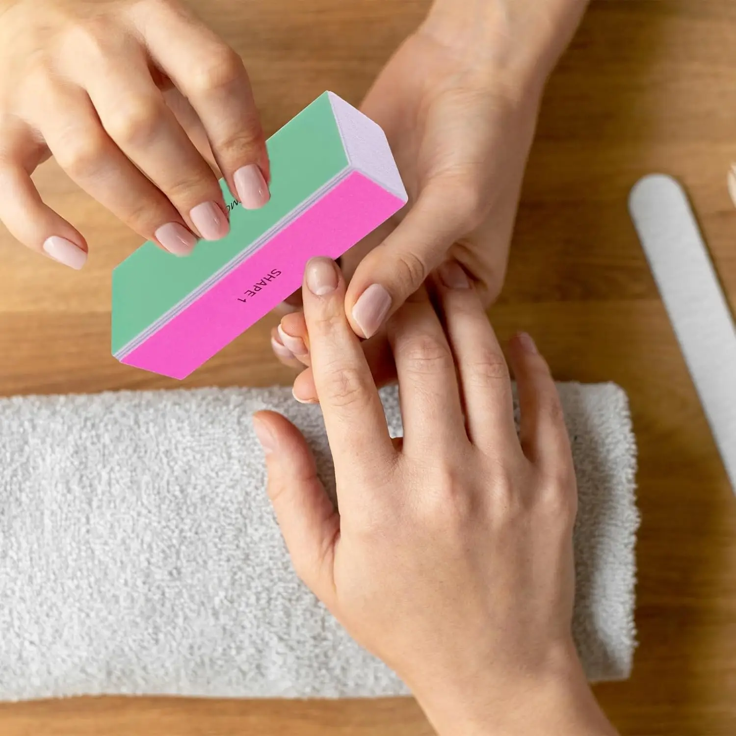 2/5/6Pcs Schwamm Nagel Puffer Bunte Schleifen Polieren Block Schleifen Polieren Nagel Datei 4-seitige Professionelle Nagel maniküre Werkzeug