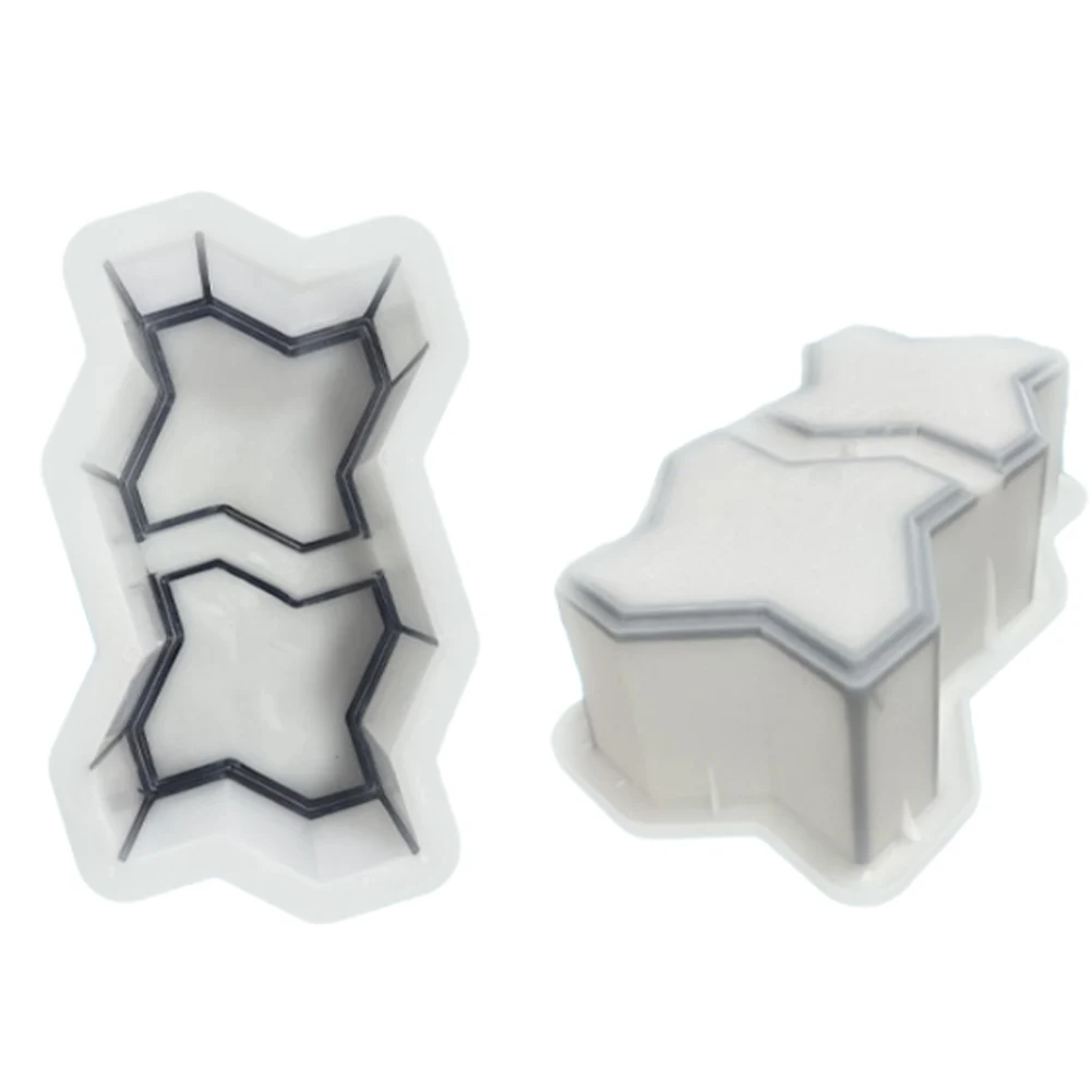 Plastic Garden Pavement Mold Reusable DIY Road Path Paving Brick Mould Garden Pavement Road Paving Brick Mould Outdoor Decor
