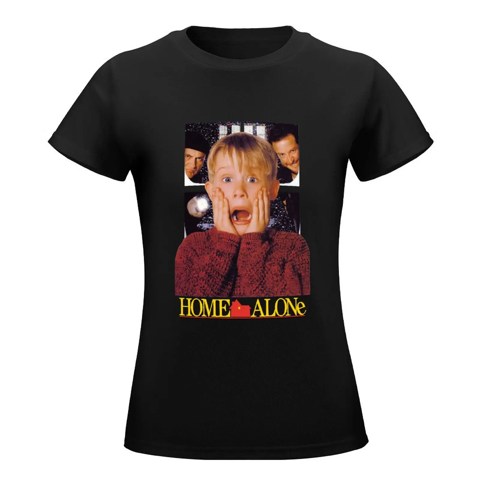 Alone xmas T-Shirt vintage clothes shirts graphic tees customs design your own plus sizes new edition t shirts for Women