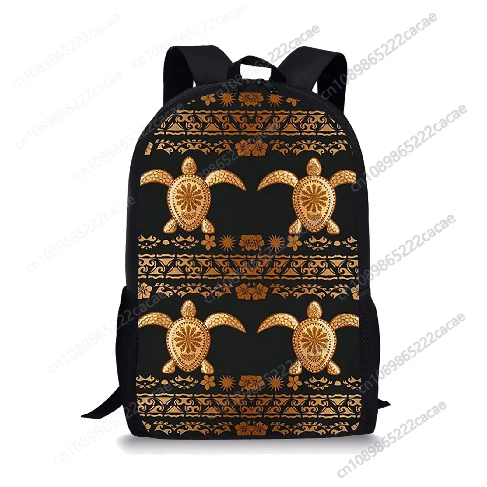 

Samoan Tribal Hawaiian Turtle Pattern Teens Boys Children Fiji Backpack MultiPurpose School Bag For Kids Popular Mochila Niño