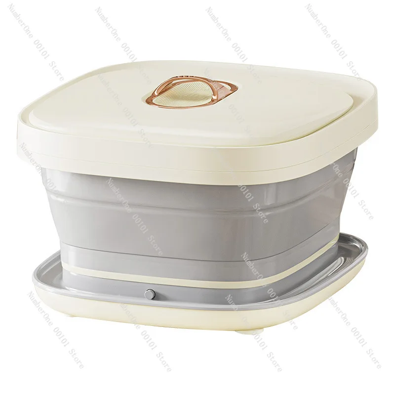 Portable foldable automatic heating foot wash basin new constant temperature household 1pcs