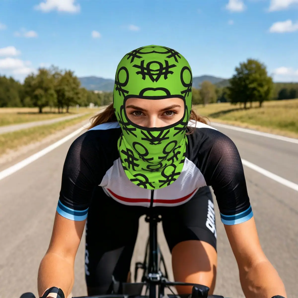 United Colors Of Benetton Breathable Thin Balaclava Full Face Mask Sun Protection Neck Gaiter For Motorcycle Fishing Outdoor