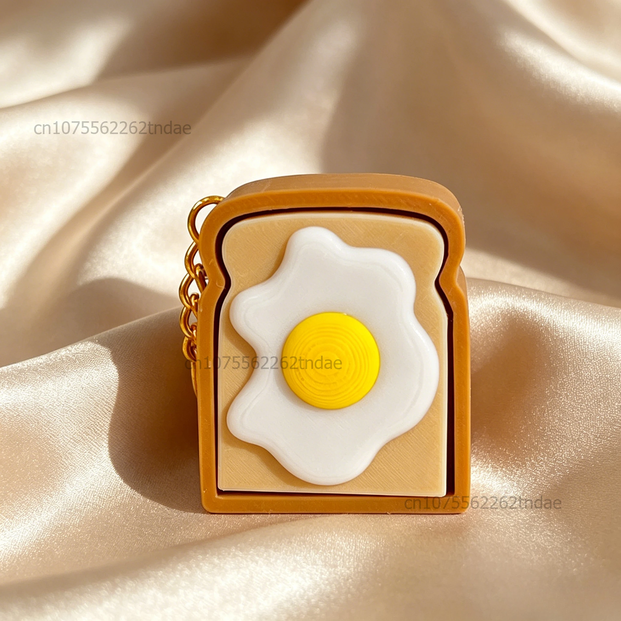 Cake Dessert Shape Keycap Clicker Keychain, 3D Printed