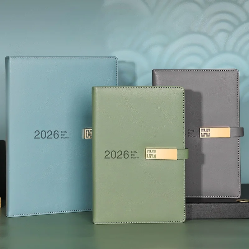 Agenda 2026 Planner Organizer Diary Canlendar Daily Notebook and Journal A5 A4 Bullet Notepad Office Note Book Plan Sketchbook