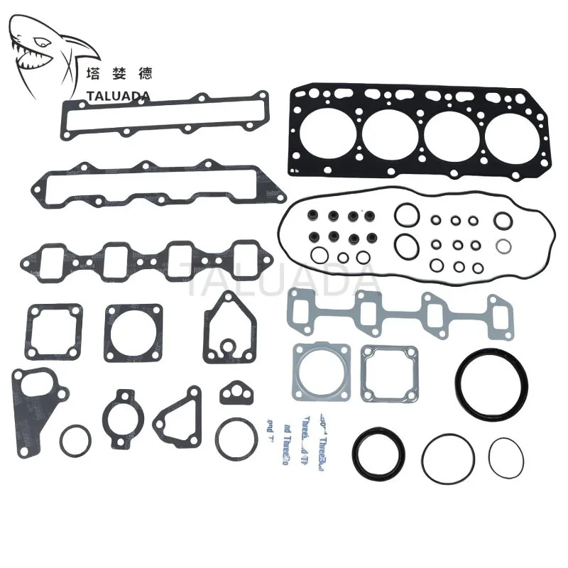 

129408-01330 12940801330 Комплект прокладок для капитального ремонта 4TNV84 4TNV84T Komatsu PC40-7 PC45-1, комплект прокладок для капитального ремонта 990 1600