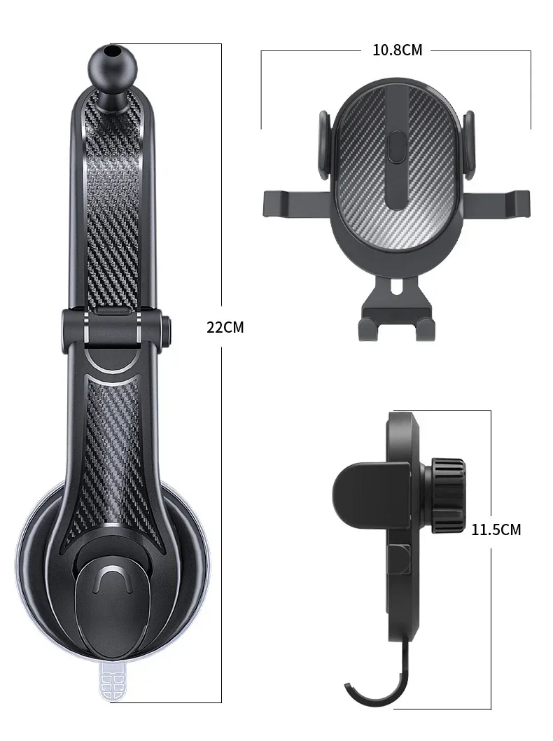 Car Phone Holder Stand Gravity Dashboard Phone Holder Mobile Phone Support Universal For iPhone 15 14 13 12 11 Xiaomi Samsung