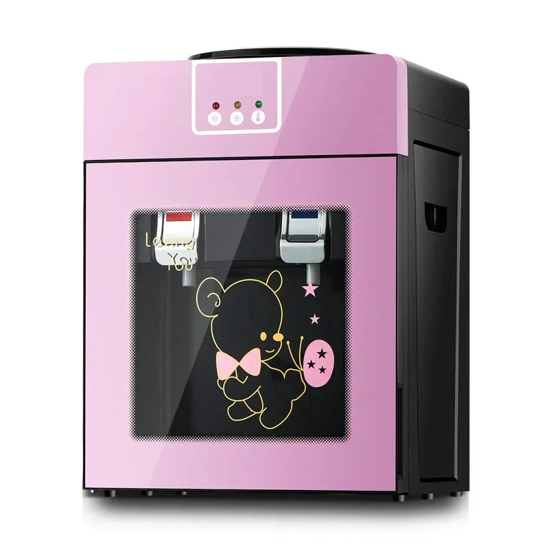 جديد موزع المياه الجليد الساخن سطح المكتب التبريد الساخن المنزل عنبر صغير صغير الموفرة للطاقة الزجاج الجليد موزع المياه الدافئة