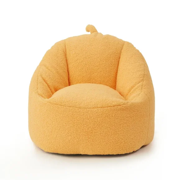 

Custom Minimally Designed Reclining Bean Bag Cover Soft Fluffy Sofa Chair Filler For Home Bedroom Lazy Bean Bag Cover