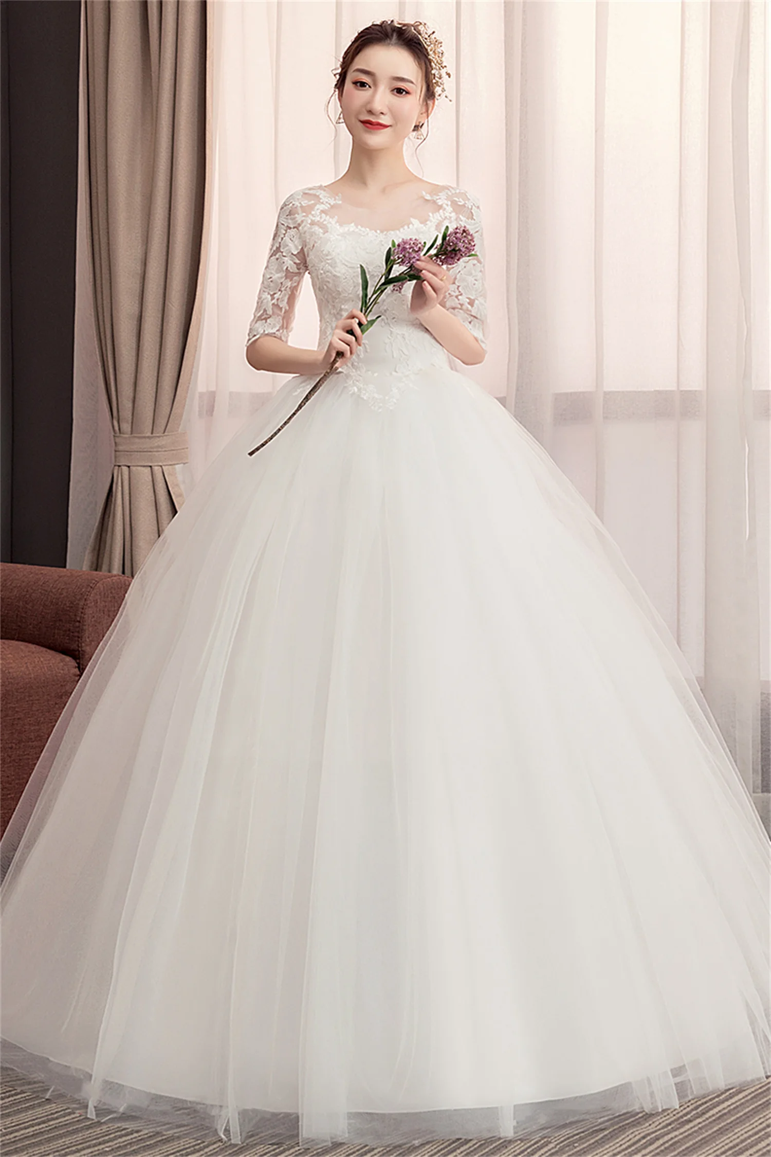 Lace Bepeithy Official Store Tutu Gala Dresses 2023 Wedding Dress Wedding Gowns for Women 2023 Bride Weeding Dress Women2023