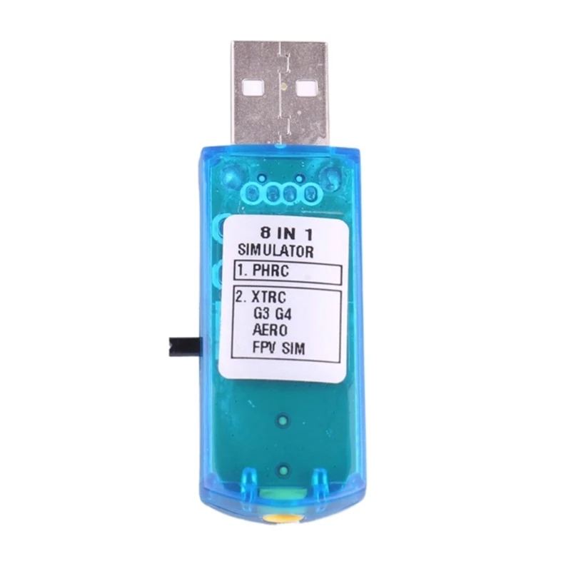AZ5.0 8 In 1 USB Simulator Penerbangan Emulator Penerbangan Komputer untuk XTR5 FMS FPVS Helikopter Pesawat Dropship Sayap